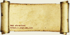 Irena Miljojković vizit kartica